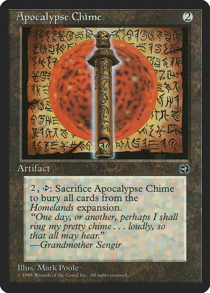 Apocalypse Chime [Homelands] | Gate City Games LLC