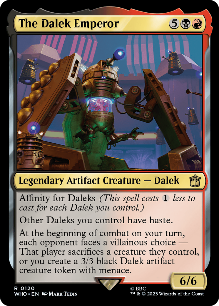 The Dalek Emperor (Extended Art) [Doctor Who] | Gate City Games LLC