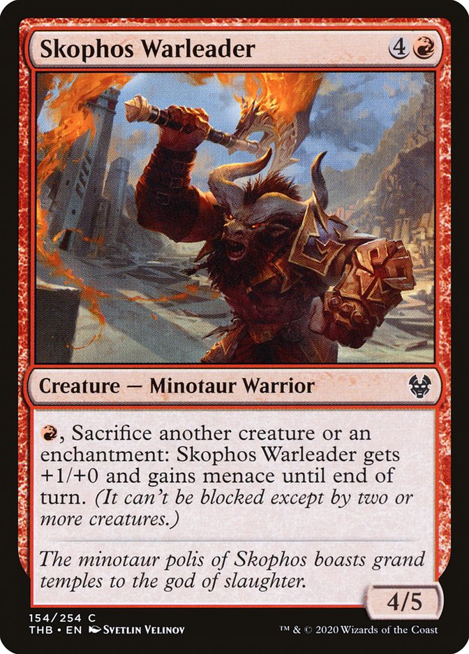Skophos Warleader [Theros Beyond Death] | Gate City Games LLC