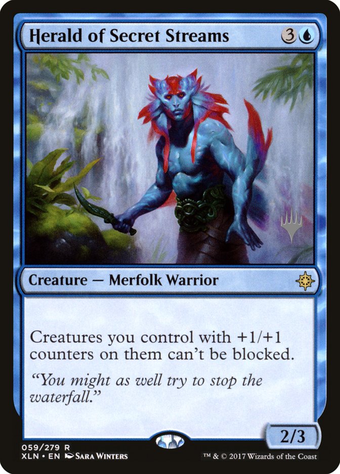 Herald of Secret Streams (Promo Pack) [Ixalan Promos] | Gate City Games LLC