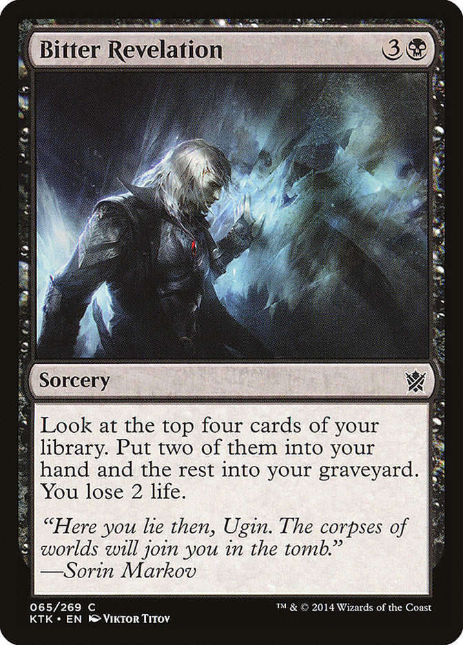 Bitter Revelation [Khans of Tarkir] | Gate City Games LLC