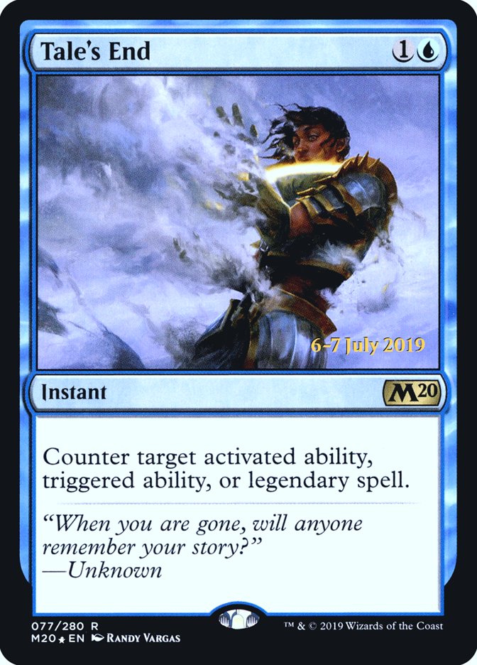 Tale's End [Core Set 2020 Prerelease Promos] | Gate City Games LLC
