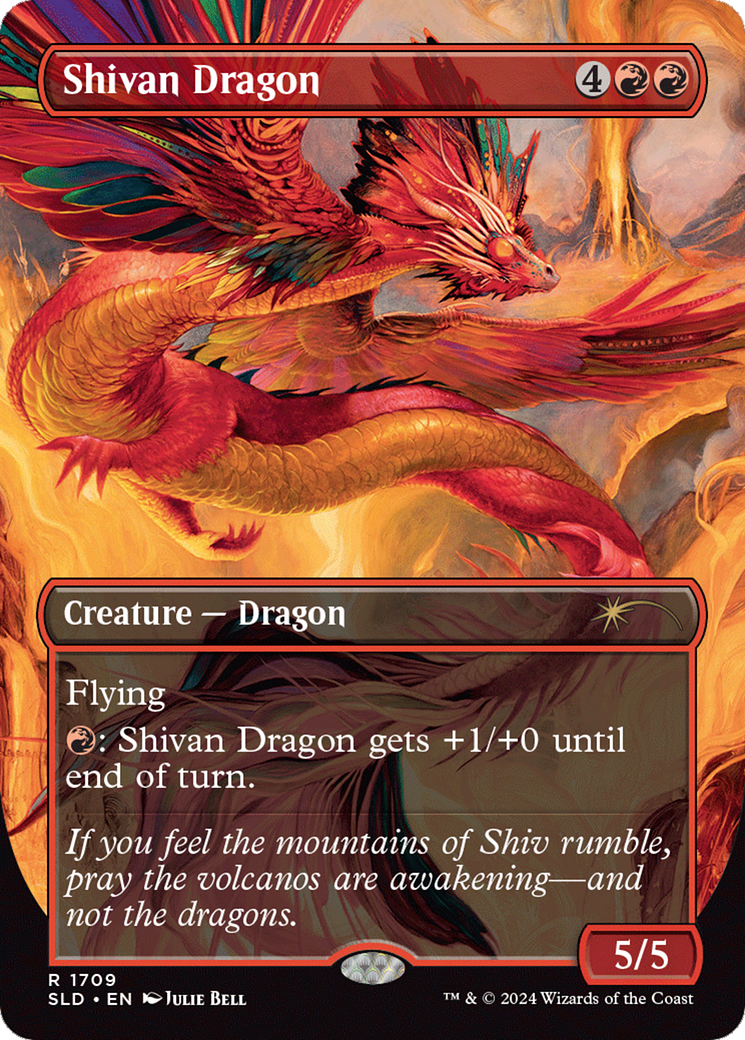 Shivan Dragon (Rainbow Foil) [Secret Lair Drop Series] | Gate City Games LLC