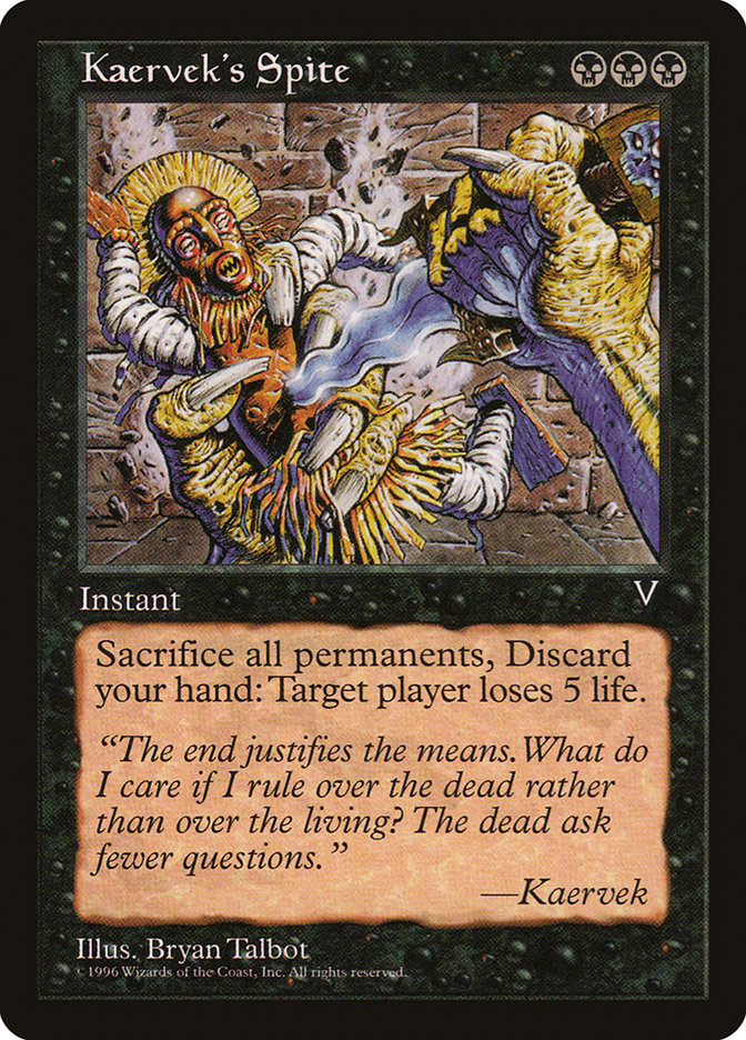 Kaervek's Spite [Visions] | Gate City Games LLC