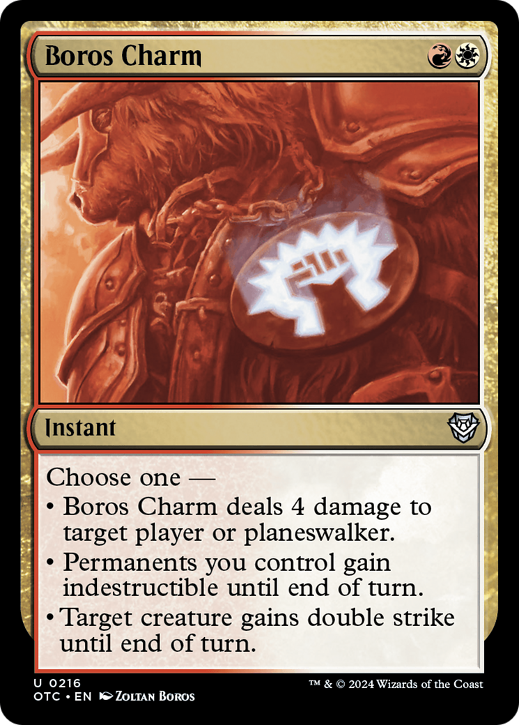 Boros Charm [Outlaws of Thunder Junction Commander] | Gate City Games LLC