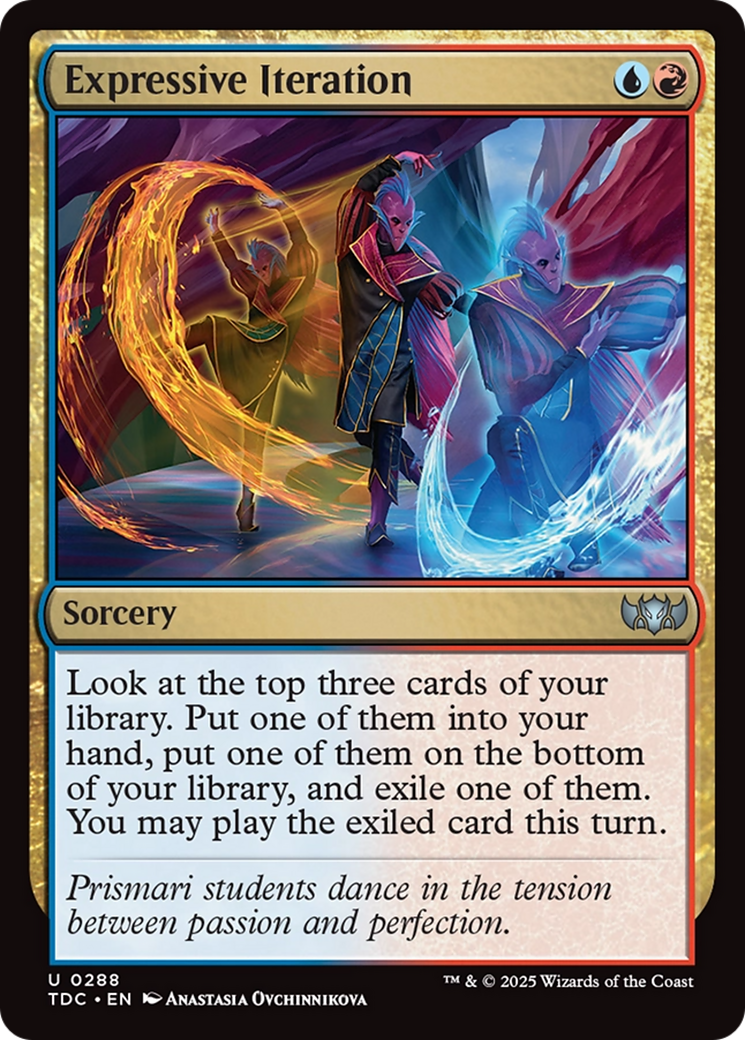 Expressive Iteration [Tarkir: Dragonstorm Commander] | Gate City Games LLC