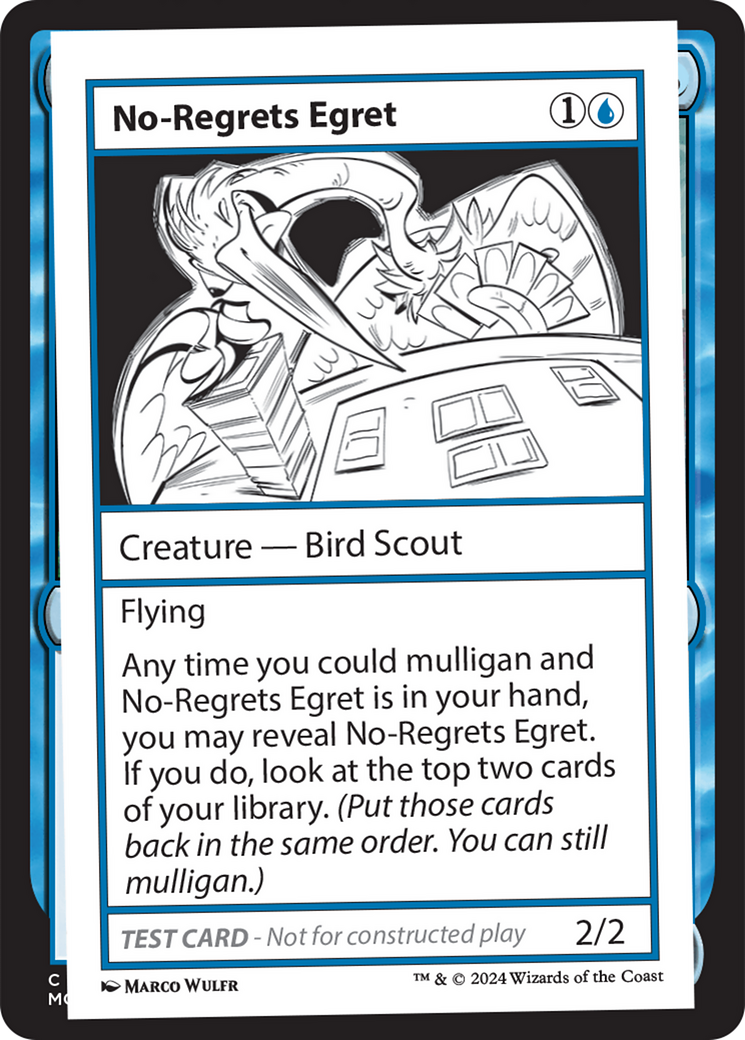 No-Regrets Egret [Mystery Booster 2 Playtest Cards] | Gate City Games LLC