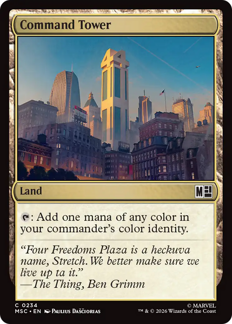 Command Tower (0234) [Marvel Super Heroes Commander] | Gate City Games LLC