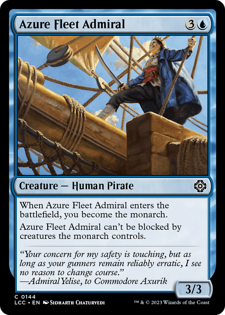Azure Fleet Admiral [The Lost Caverns of Ixalan Commander] | Gate City Games LLC
