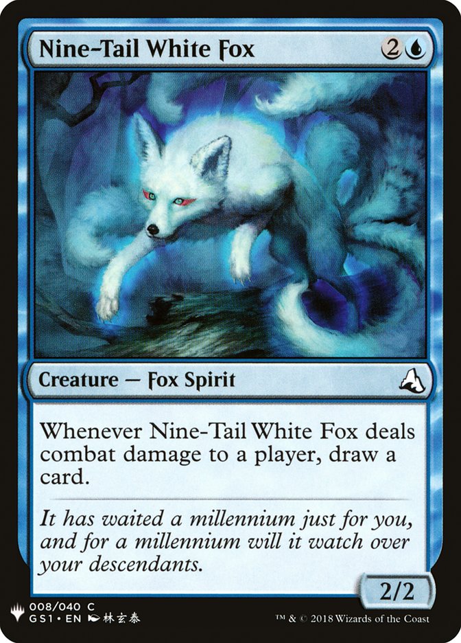 Nine-Tail White Fox [Mystery Booster] | Gate City Games LLC