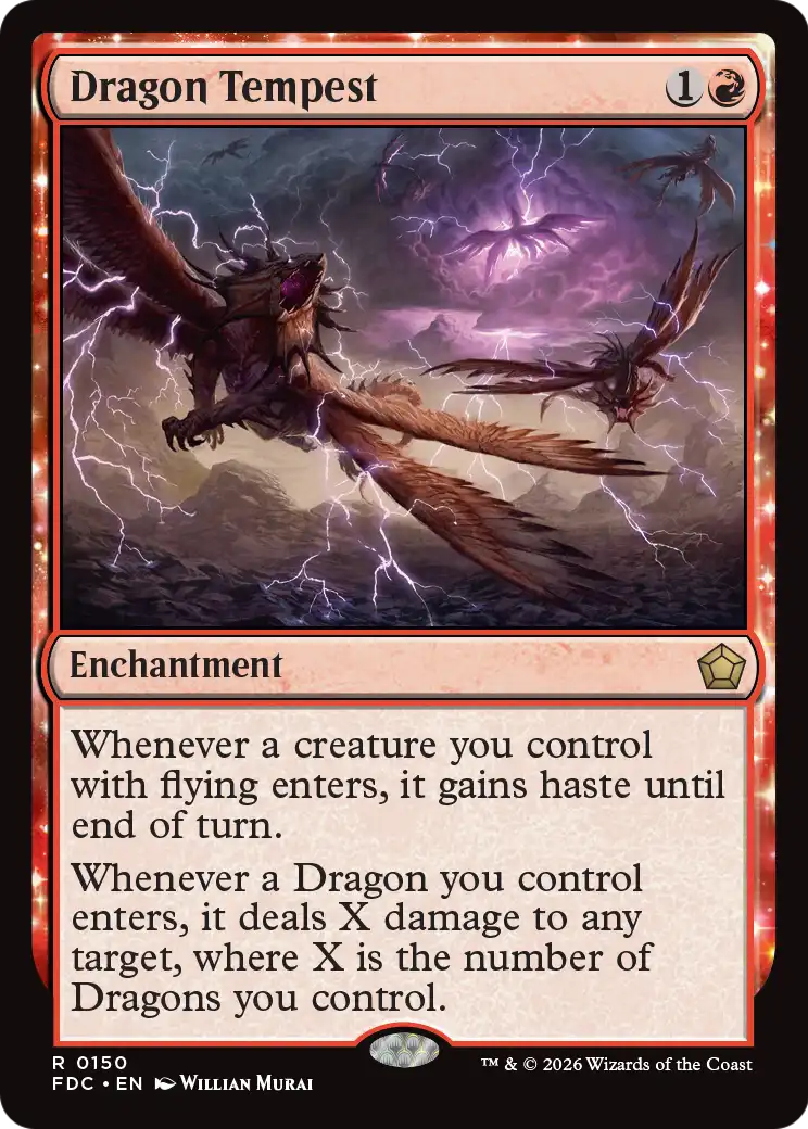 Dragon Tempest [Foundations Commander] | Gate City Games LLC