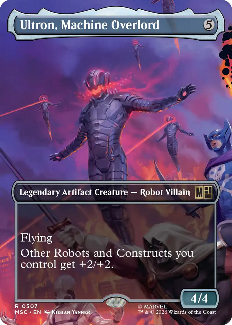 Ultron, Machine Overlord (Borderless) [Marvel Super Heroes Commander] | Gate City Games LLC