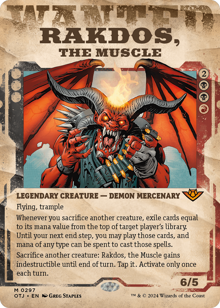 Rakdos, the Muscle (Showcase) [Outlaws of Thunder Junction] | Gate City Games LLC