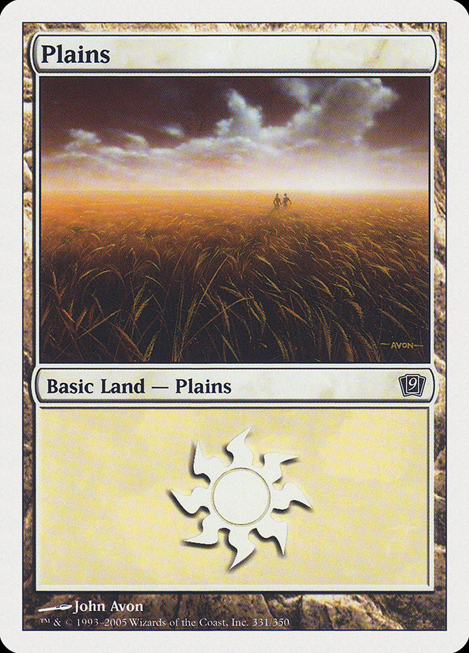 Plains (331) [Ninth Edition] | Gate City Games LLC