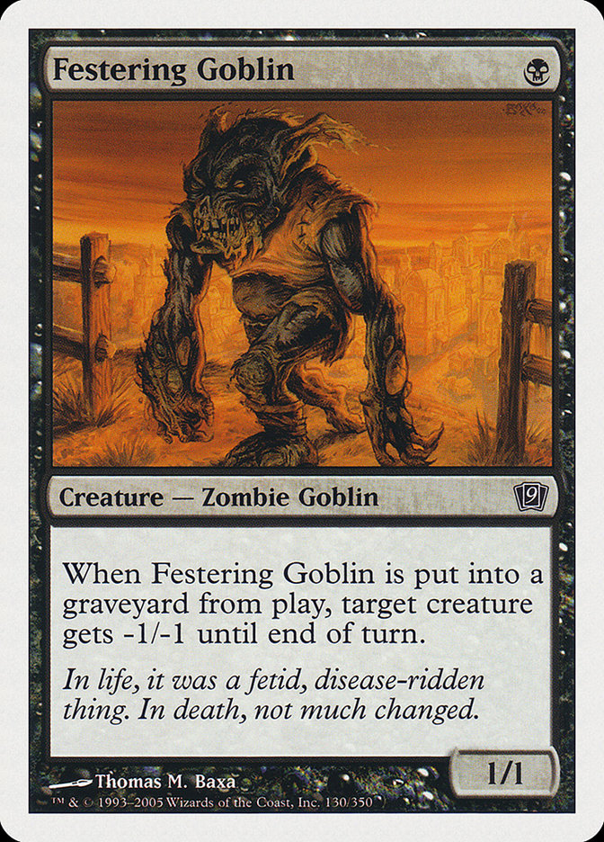 Festering Goblin [Ninth Edition] | Gate City Games LLC