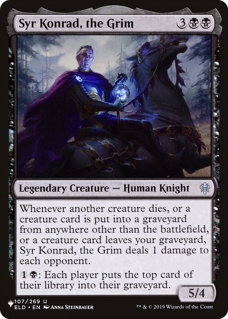 Syr Konrad, the Grim [The List] | Gate City Games LLC