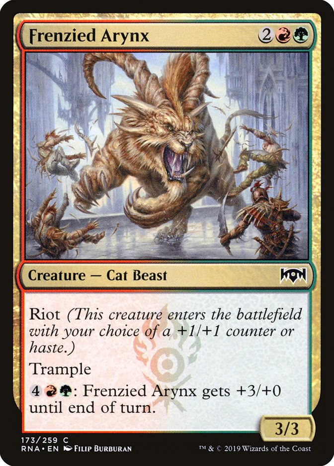 Frenzied Arynx [Ravnica Allegiance] | Gate City Games LLC