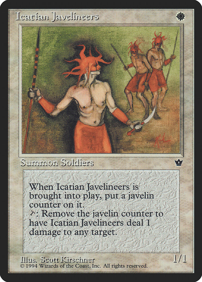 Icatian Javelineers (Scott Kirschner) [Fallen Empires] | Gate City Games LLC