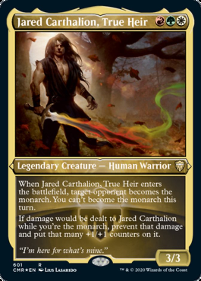 Jared Carthalion, True Heir (Etched) [Commander Legends] | Gate City Games LLC