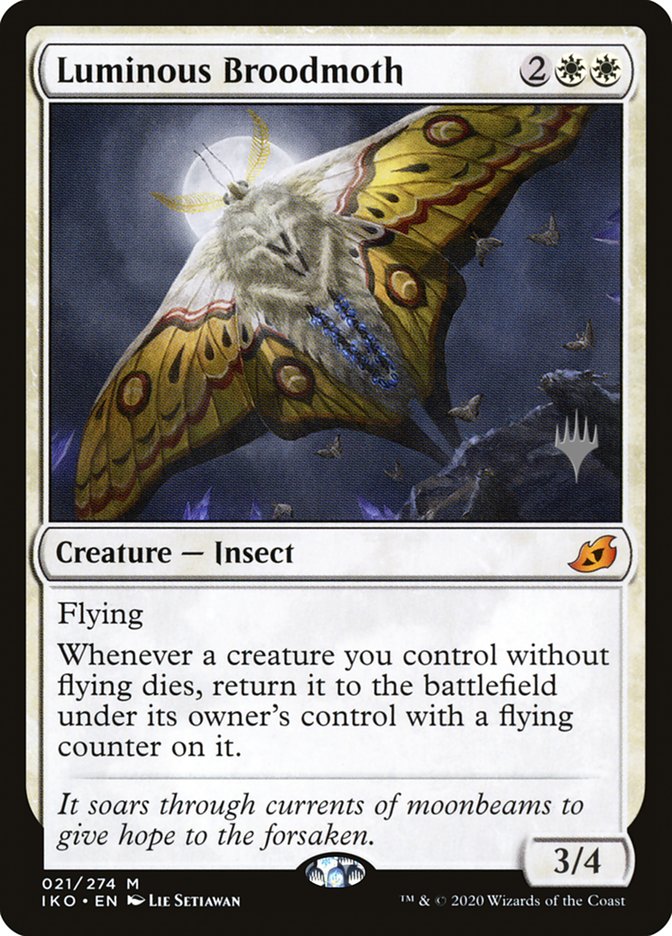 Luminous Broodmoth (Promo Pack) [Ikoria: Lair of Behemoths Promos] | Gate City Games LLC