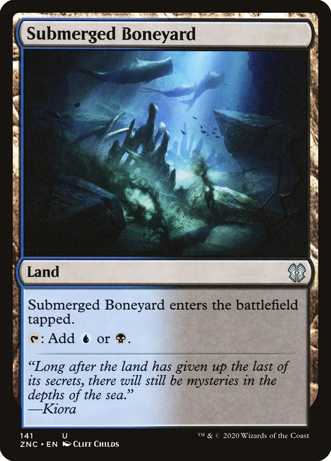 Submerged Boneyard [Zendikar Rising Commander] | Gate City Games LLC