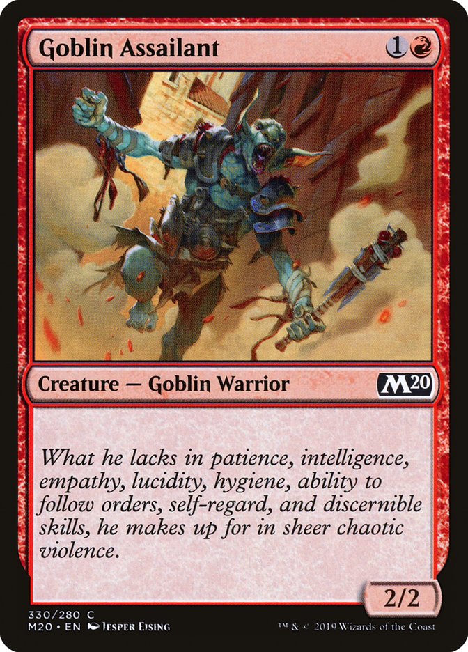 Goblin Assailant [Core Set 2020] | Gate City Games LLC