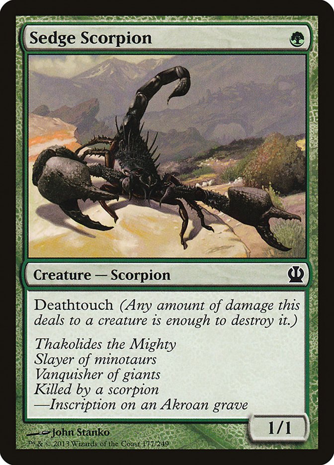Sedge Scorpion [Theros] | Gate City Games LLC