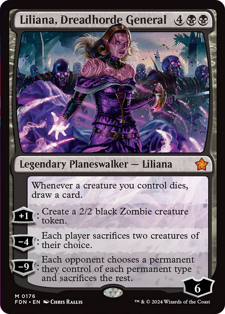 Liliana, Dreadhorde General [Foundations] | Gate City Games LLC