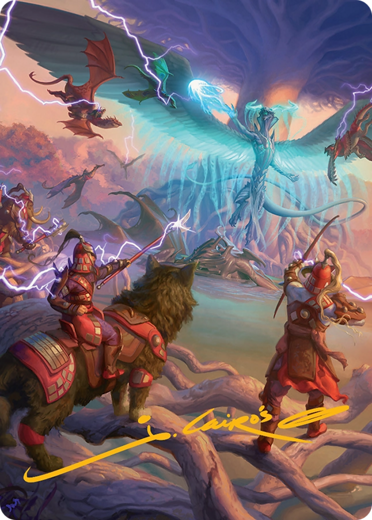All-Out Assault Art Card (50/54) [Tarkir: Dragonstorm Art Series] | Gate City Games LLC