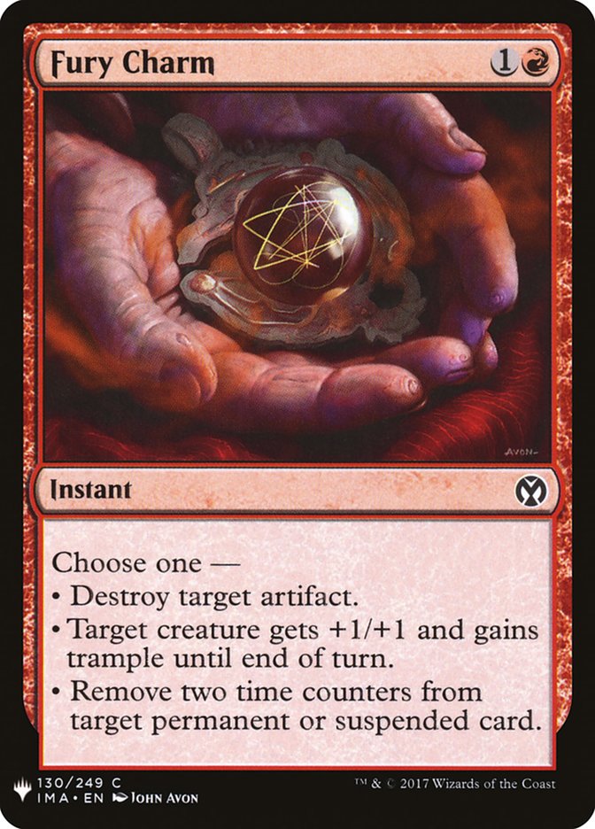 Fury Charm [Mystery Booster] | Gate City Games LLC