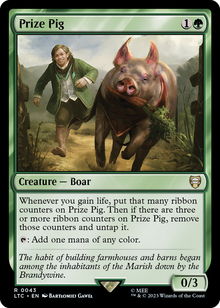 Prize Pig [The Lord of the Rings: Tales of Middle-Earth Commander] | Gate City Games LLC