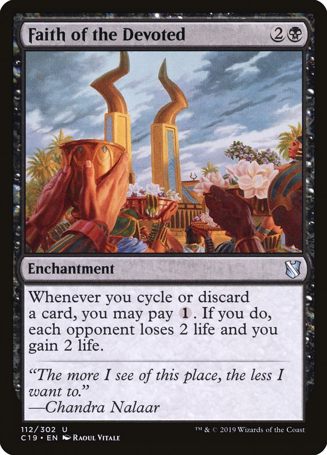 Faith of the Devoted [Commander 2019] | Gate City Games LLC