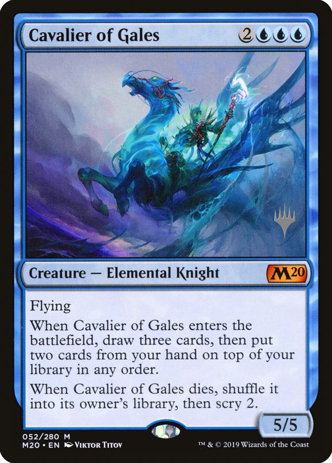 Cavalier of Gales (Promo Pack) [Core Set 2020 Promos] | Gate City Games LLC