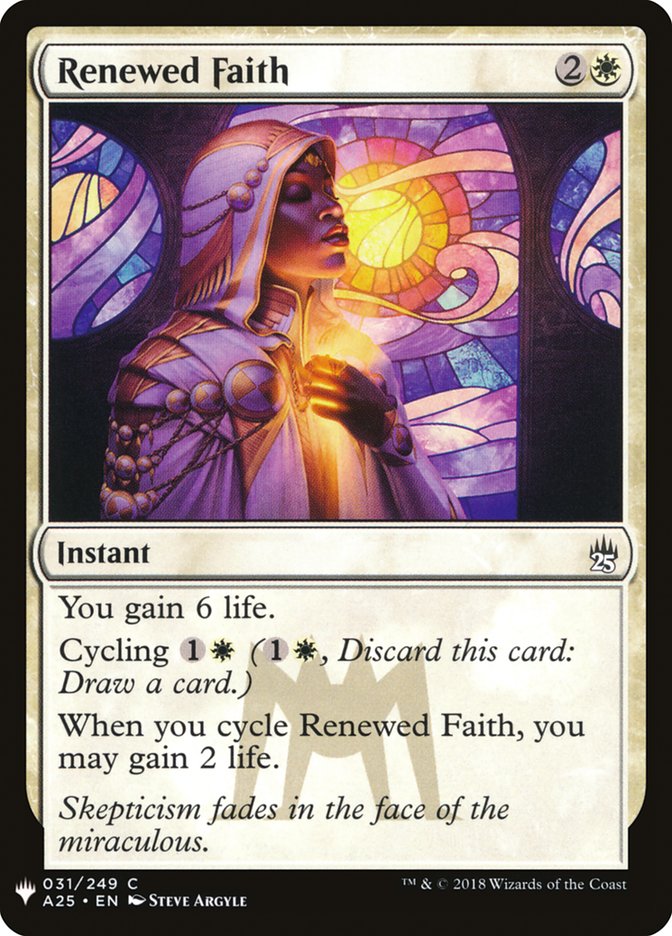 Renewed Faith [Mystery Booster] | Gate City Games LLC