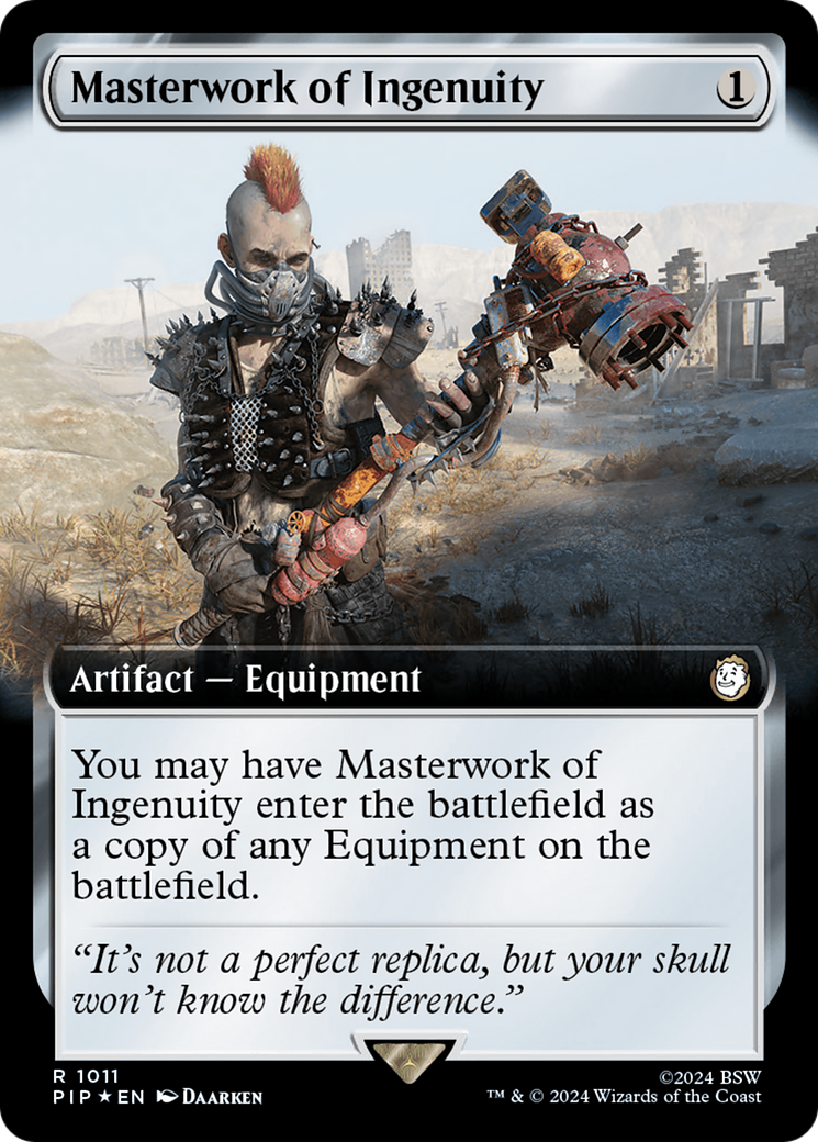Masterwork of Ingenuity (Extended Art) (Surge Foil) [Fallout] | Gate City Games LLC