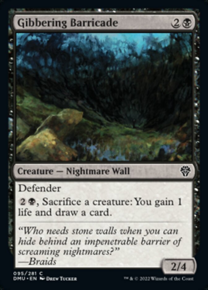 Gibbering Barricade [Dominaria United] | Gate City Games LLC