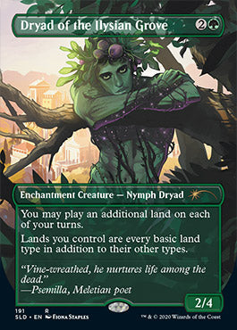 Dryad of the Ilysian Grove (Borderless) [Secret Lair Drop Series] | Gate City Games LLC