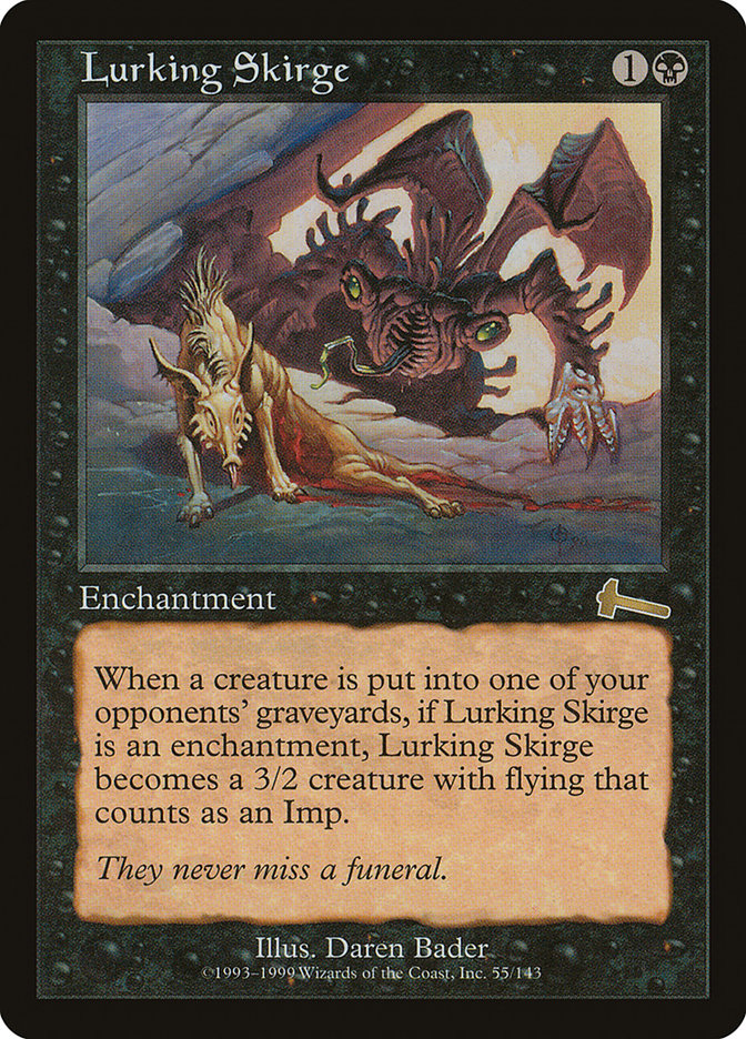Lurking Skirge [Urza's Legacy] | Gate City Games LLC