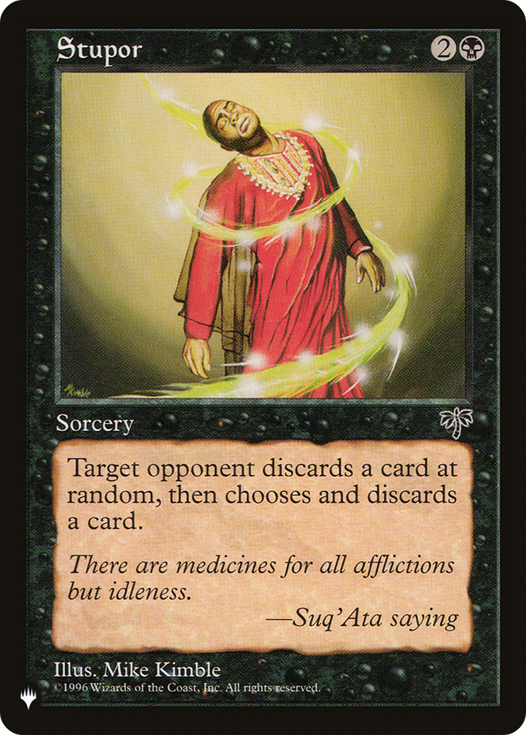 Stupor [The List] | Gate City Games LLC