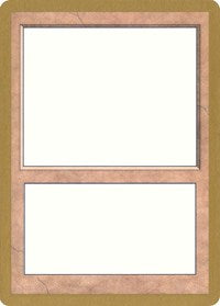 1999 World Championship Blank Card [World Championship Decks 1999] | Gate City Games LLC