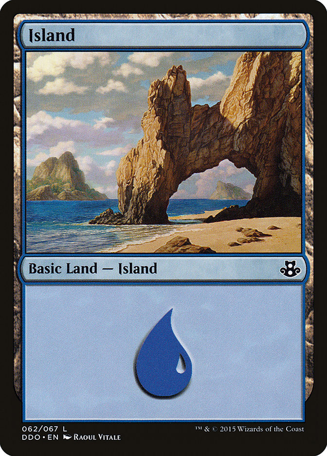Island (62) [Duel Decks: Elspeth vs. Kiora] | Gate City Games LLC