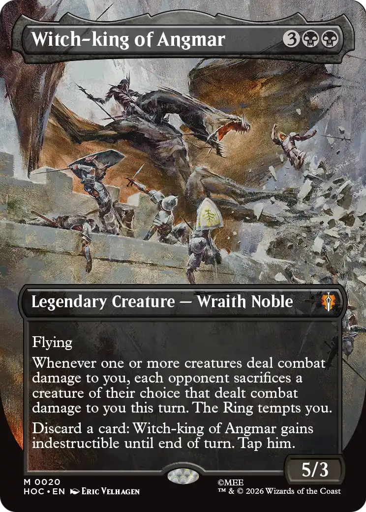 Witch-king of Angmar (Borderless) [The Hobbit: Eternal-Legal] | Gate City Games LLC