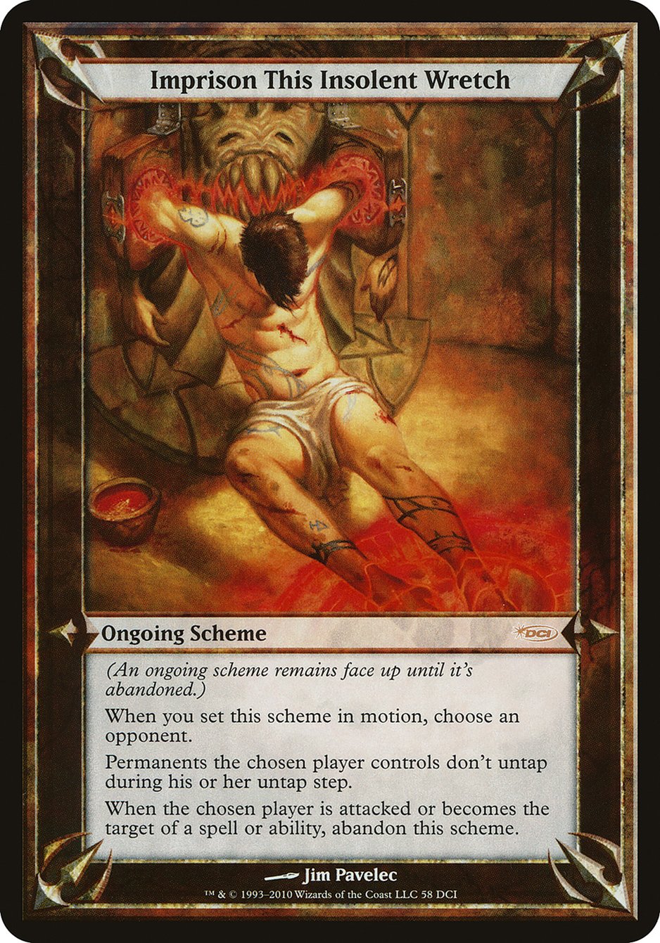 Imprison This Insolent Wretch (Schemes) [Promotional Schemes] | Gate City Games LLC