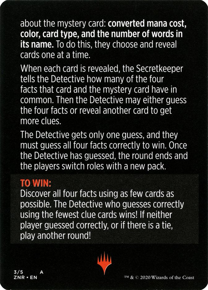 Booster Sleuth (Magic Minigame) [Zendikar Rising Minigame] | Gate City Games LLC