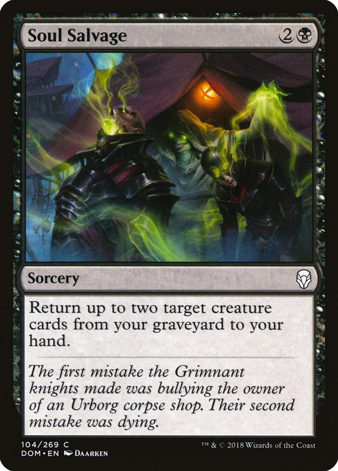 Soul Salvage [Dominaria] | Gate City Games LLC