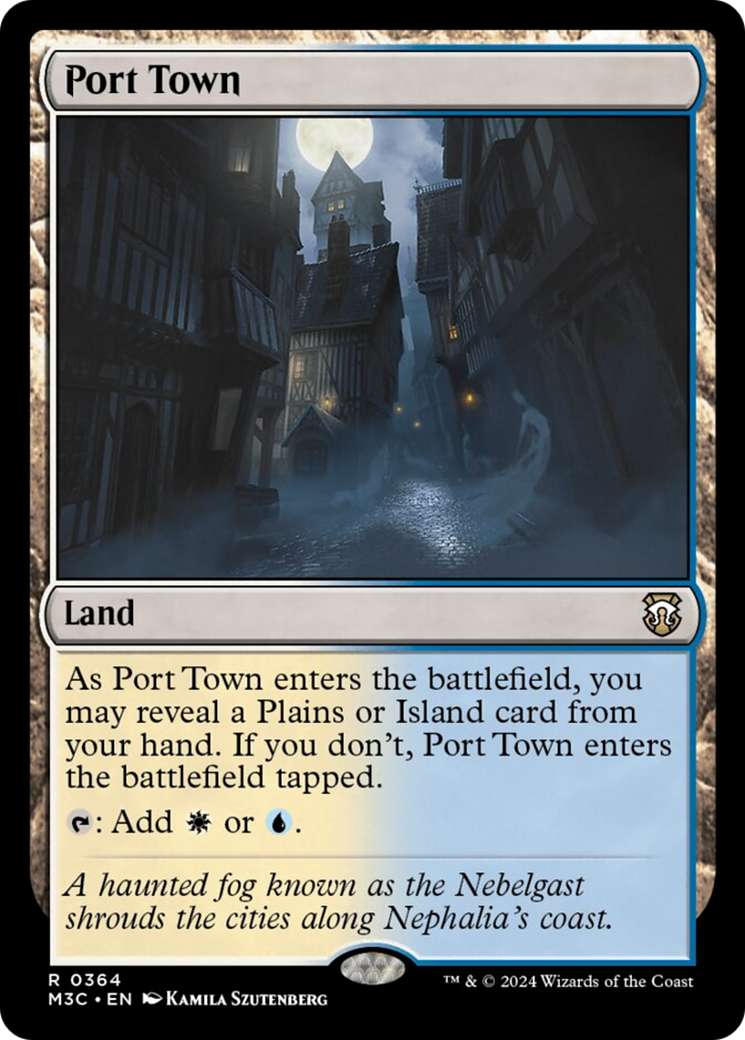 Port Town (Ripple Foil) [Modern Horizons 3 Commander] | Gate City Games LLC