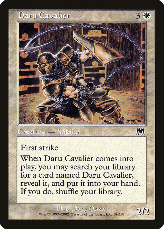 Daru Cavalier [Onslaught] | Gate City Games LLC