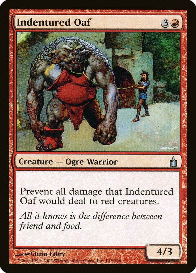 Indentured Oaf [Ravnica: City of Guilds] | Gate City Games LLC