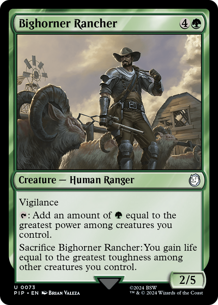 Bighorner Rancher [Fallout] | Gate City Games LLC