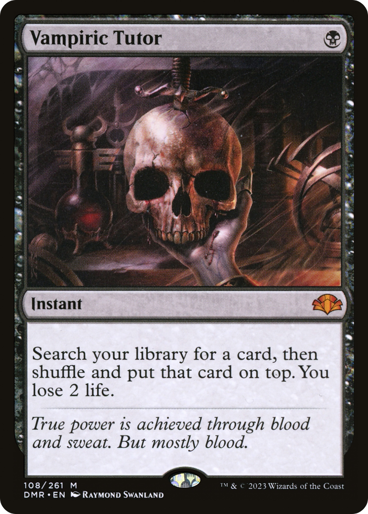 Vampiric Tutor [Dominaria Remastered] | Gate City Games LLC